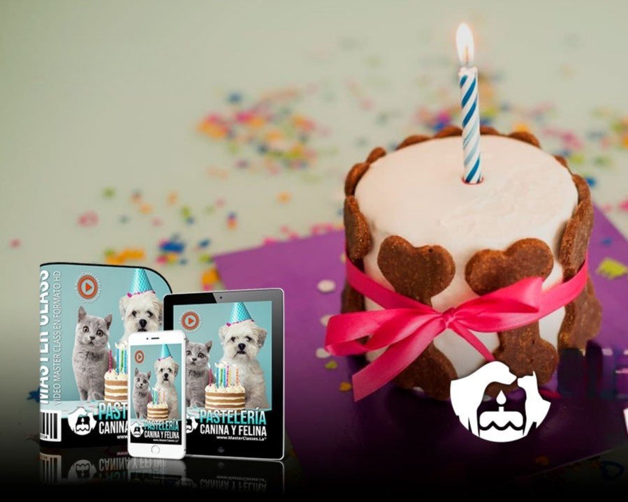 Persona con mascota y snacks caseros